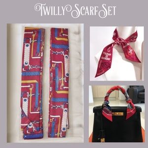 Handbag Skinny Scarf Set • 3/$20